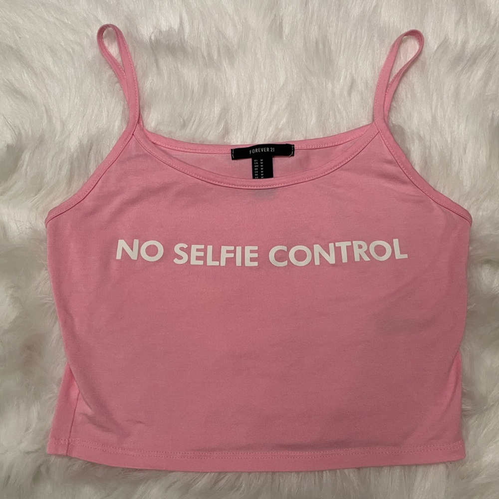 No Selfie Control Tank